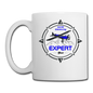 Social Distancing Expert - Flying - Coffee/Tea Mug - white