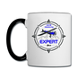 Social Distancing Expert - Flying - Contrast Coffee Mug - white/black