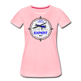 Social Distancing Expert - Flying - Women’s Premium T-Shirt - pink