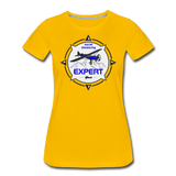 Social Distancing Expert - Flying - Women’s Premium T-Shirt - sun yellow