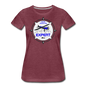 Social Distancing Expert - Flying - Women’s Premium T-Shirt - heather burgundy