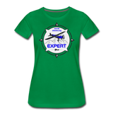 Social Distancing Expert - Flying - Women’s Premium T-Shirt - kelly green
