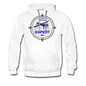 Social Distancing Expert - Flying - Men’s Premium Hoodie - white