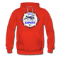 Social Distancing Expert - Flying - Men’s Premium Hoodie - red