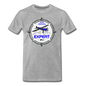 Social Distancing Expert - Flying - Men's Premium T-Shirt - heather gray