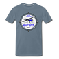 Social Distancing Expert - Flying - Men's Premium T-Shirt - steel blue