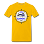 Social Distancing Expert - Flying - Men's Premium T-Shirt - sun yellow