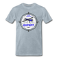 Social Distancing Expert - Flying - Men's Premium T-Shirt - heather ice blue