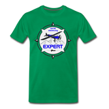 Social Distancing Expert - Flying - Men's Premium T-Shirt - kelly green