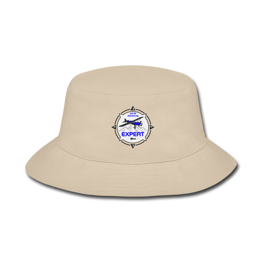 Social Distancing Expert - Flying - Bucket Hat - cream