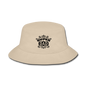 Super Dad - Black - Bucket Hat - cream