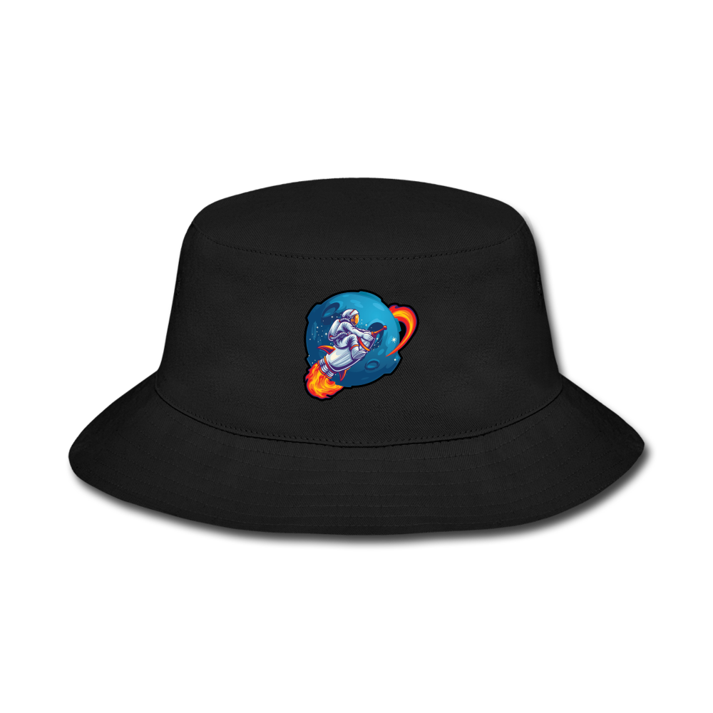 Astronaut - Rocket Ride - Bucket Hat - black