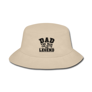 Dad the Legend - Bucket Hat - cream