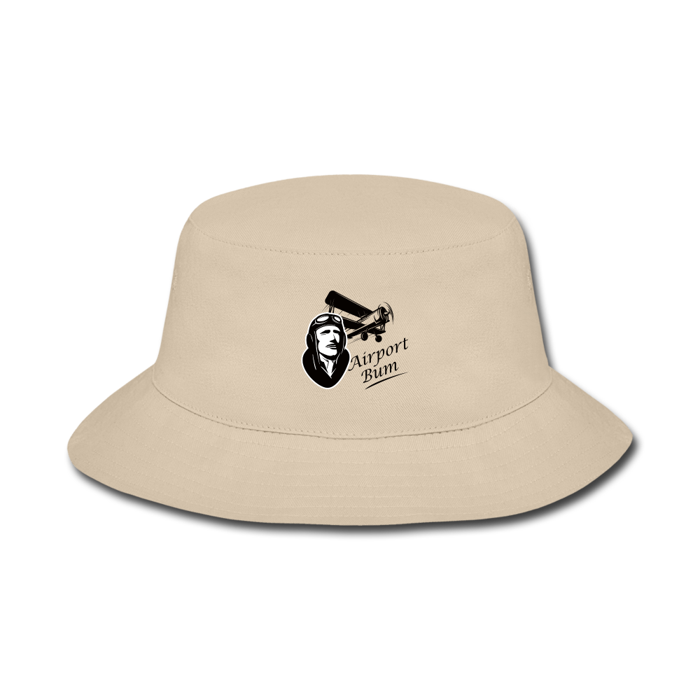 Airport Bum - Bucket Hat - cream