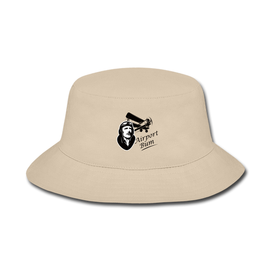 Airport Bum - Bucket Hat - cream