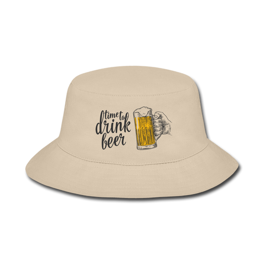 Time To Drink Beer - Mug - Bucket Hat - cream