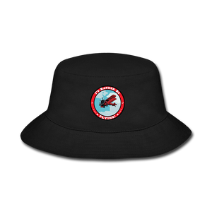 I'd Rather Be Flying - Circle - Bucket Hat - cream