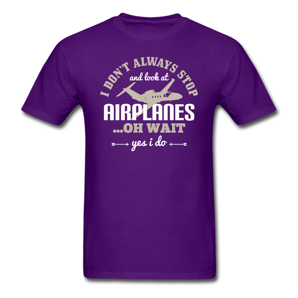 I Don't Alwasys Stop - Unisex Classic T-Shirt - purple