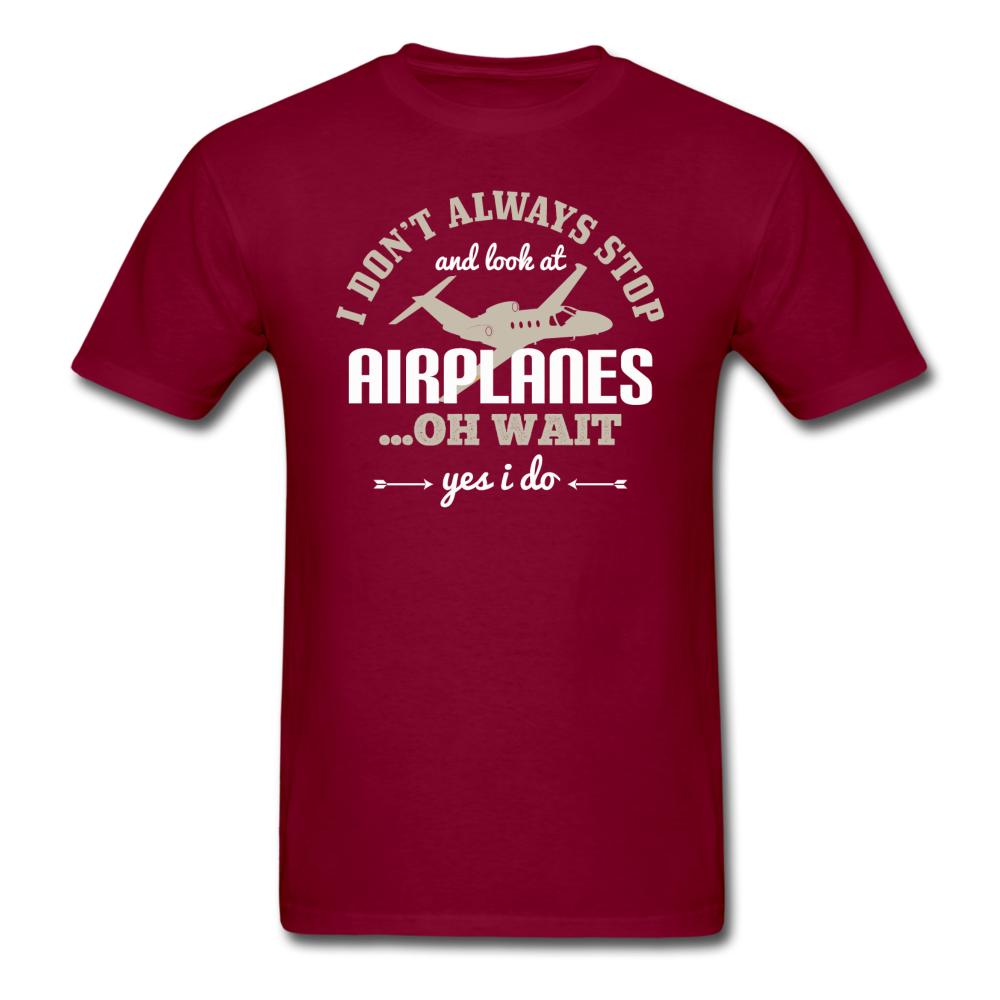 I Don't Alwasys Stop - Unisex Classic T-Shirt - burgundy