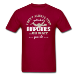 I Don't Alwasys Stop - Unisex Classic T-Shirt - dark red