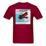 I'm A Pilot - Unisex Classic T-Shirt - dark red