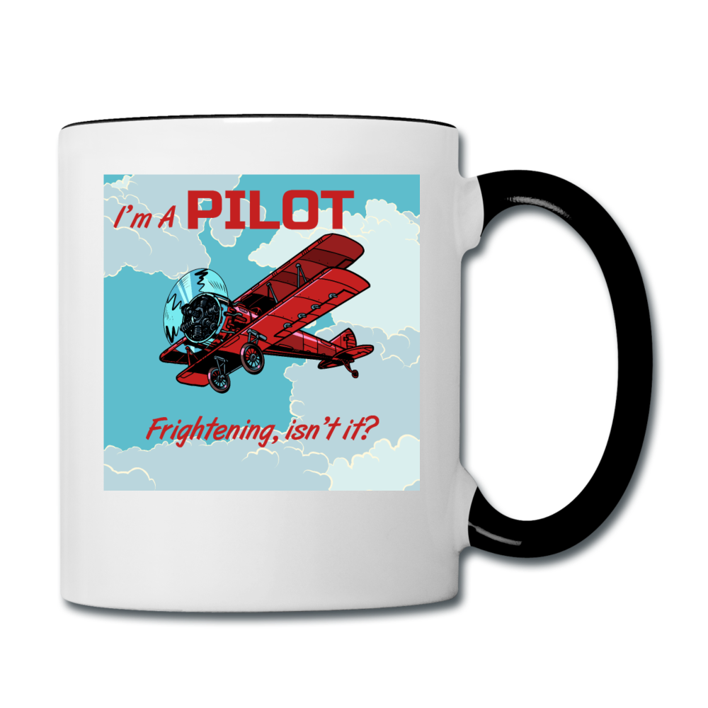 I'm A Pilot - Contrast Coffee Mug - white/black