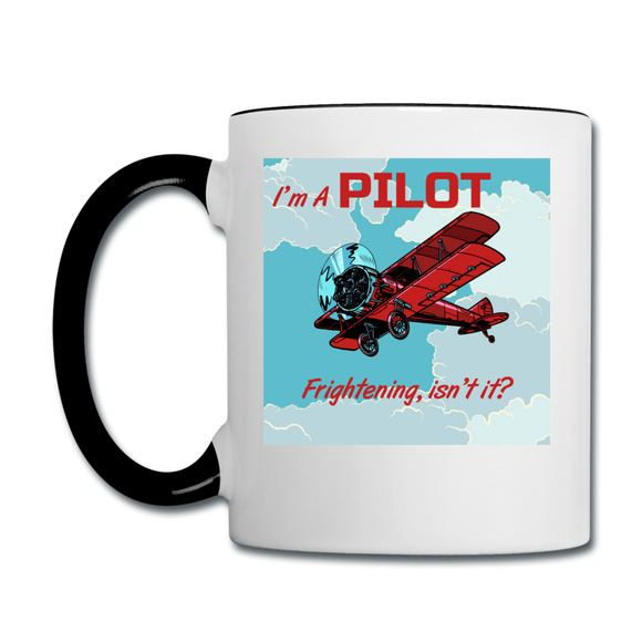 I'm A Pilot - Contrast Coffee Mug - white/black
