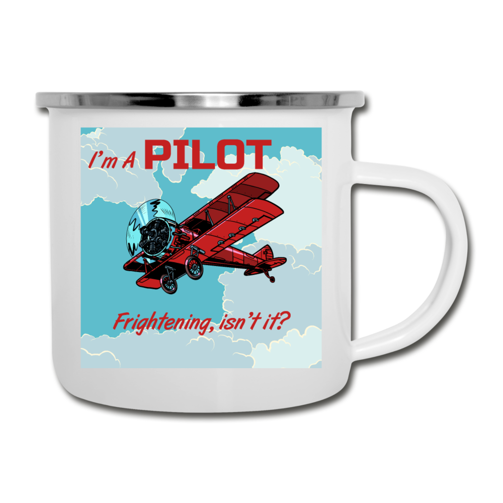 I'm A Pilot - Camper Mug - white