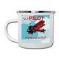 I'm A Pilot - Camper Mug - white