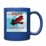 I'm A Pilot - Full Color Mug - royal blue