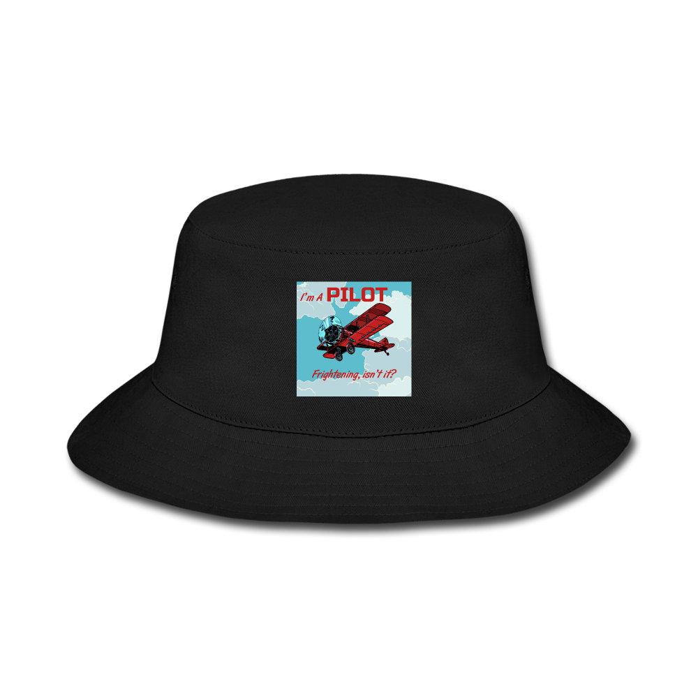 I'm A Pilot - Bucket Hat - black