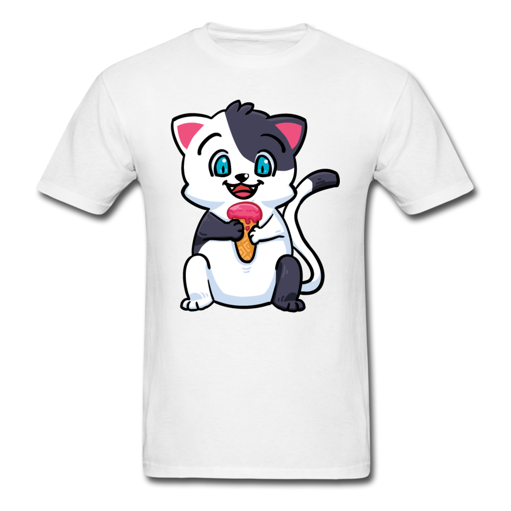 Cat - Ice Cream - Unisex Classic T-Shirt - white