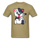 Cat - Ice Cream - Unisex Classic T-Shirt - khaki
