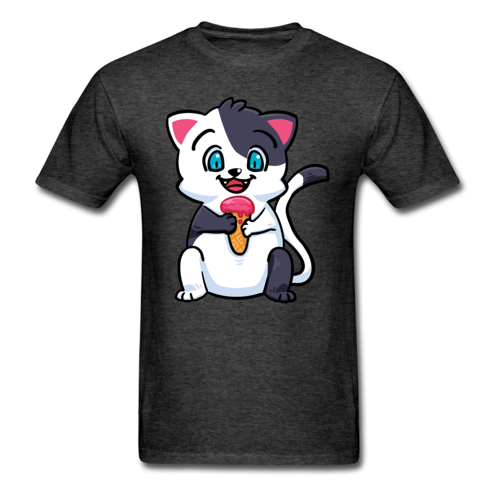 Cat - Ice Cream - Unisex Classic T-Shirt - heather black