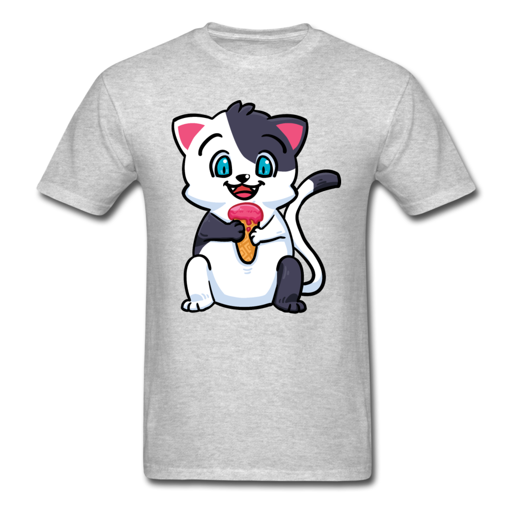 Cat - Ice Cream - Unisex Classic T-Shirt - heather gray