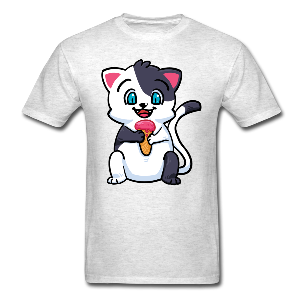 Cat - Ice Cream - Unisex Classic T-Shirt - light heather gray