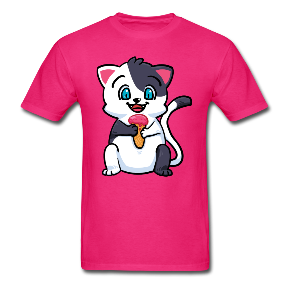 Cat - Ice Cream - Unisex Classic T-Shirt - fuchsia