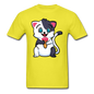 Cat - Ice Cream - Unisex Classic T-Shirt - yellow