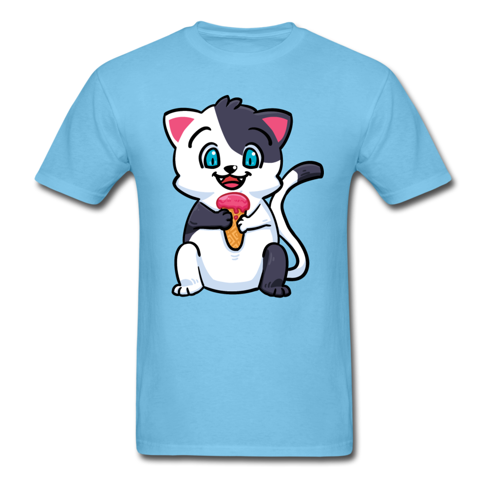 Cat - Ice Cream - Unisex Classic T-Shirt - aquatic blue