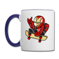 Iron Man - Skateboard - Contrast Coffee Mug - white/cobalt blue