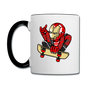 Iron Man - Skateboard - Contrast Coffee Mug - white/black