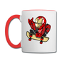 Iron Man - Skateboard - Contrast Coffee Mug - white/red