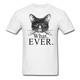Cat - What Ever - Unisex Classic T-Shirt - white