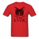 Cat - What Ever - Unisex Classic T-Shirt - red