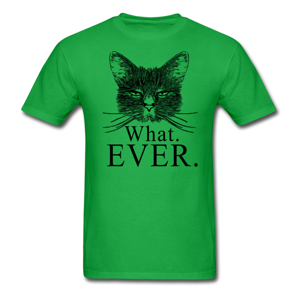 Cat - What Ever - Unisex Classic T-Shirt - bright green