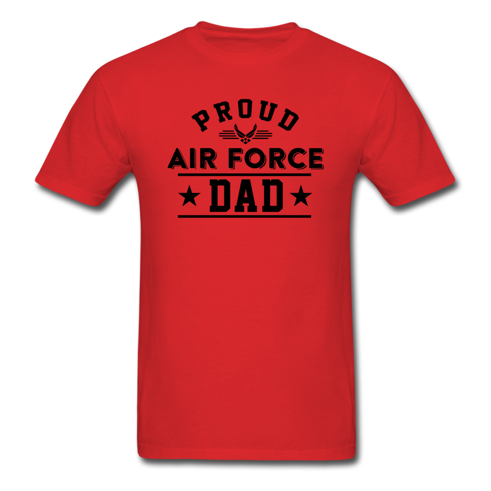 Proud Air Force - Dad - Unisex Classic T-Shirt - red