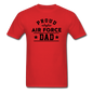 Proud Air Force - Dad - Unisex Classic T-Shirt - red