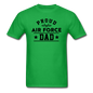 Proud Air Force - Dad - Unisex Classic T-Shirt - bright green