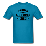 Proud Air Force - Dad - Unisex Classic T-Shirt - turquoise