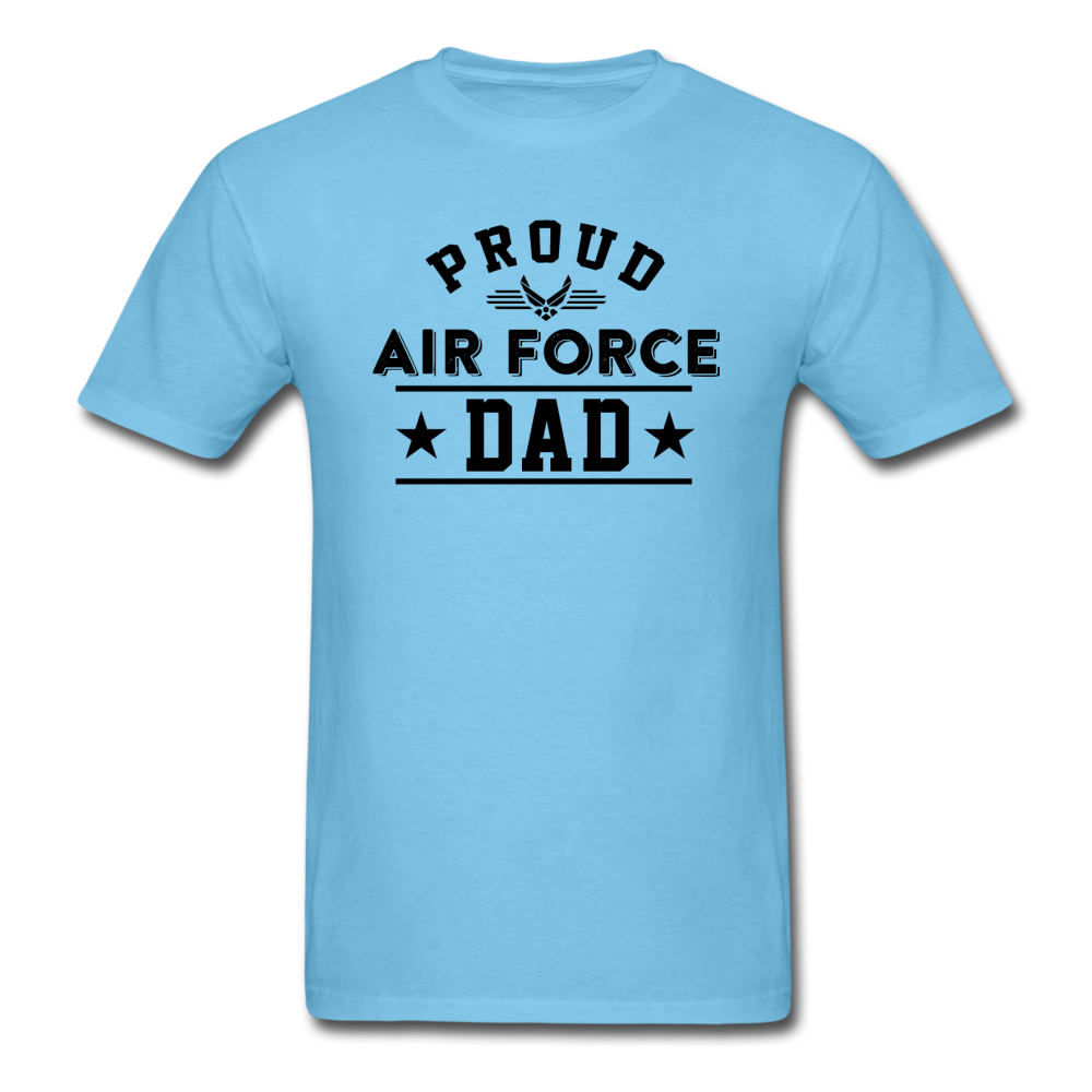 Proud Air Force - Dad - Unisex Classic T-Shirt - aquatic blue